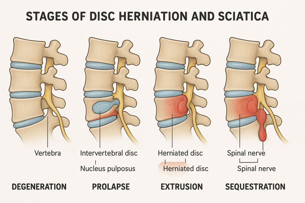 Stages of Disc Herniation