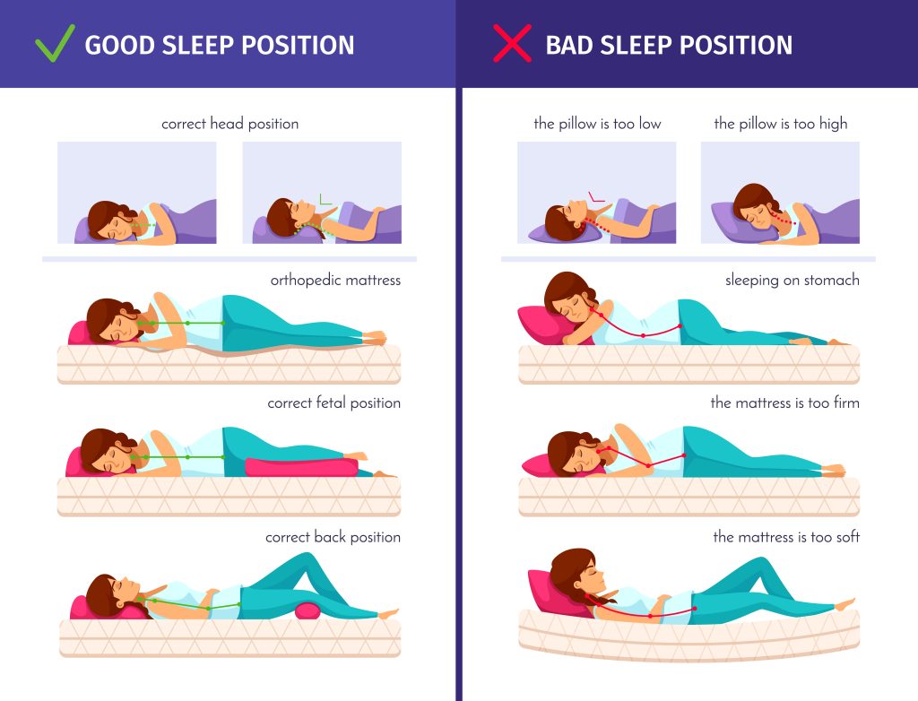 best sleeping position for lower back pain