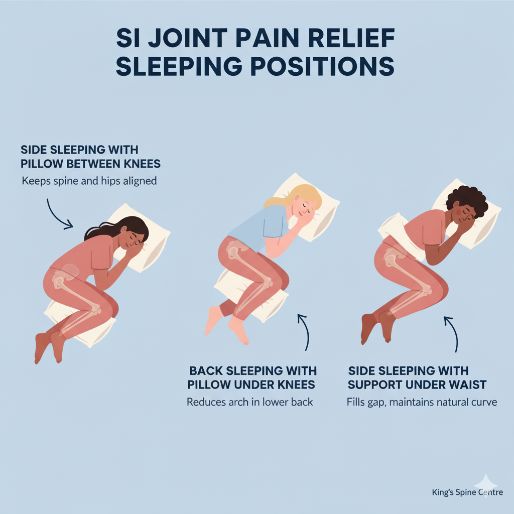 best sleeping position for si joint pain
