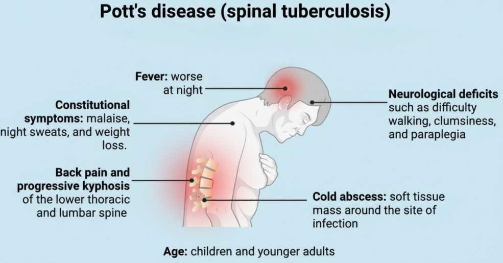 spinal tuberculosis symptom