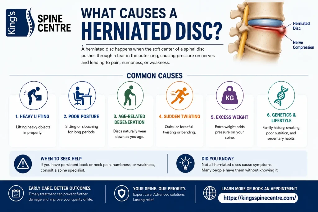 What Causes a Herniated Disc​